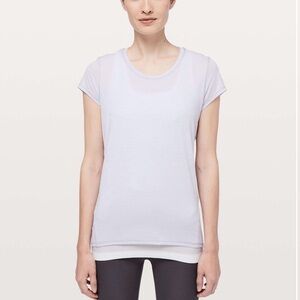 Lululemon Another Mile Short Sleeve
Heathered Sheer Lilac